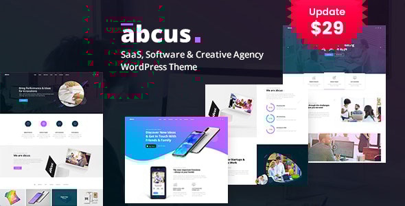 Gallery image of Abcus - App & SaaS Startup WordPress Theme