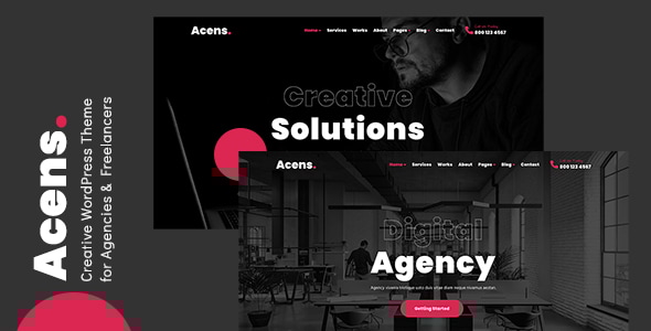 Gallery image of Acens - Creative Agencies WordPress Theme