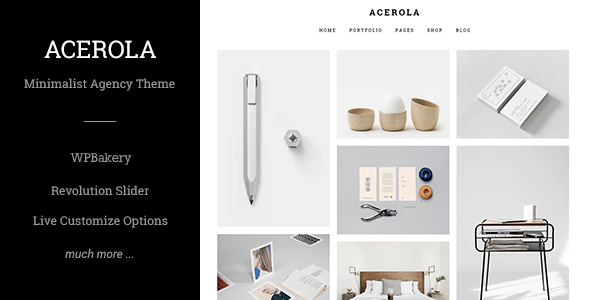Gallery image of Acerola - Ultra Minimalist Agency Theme