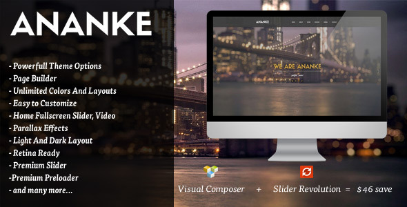 Gallery image of Ananke - One Page Parallax WordPress Theme