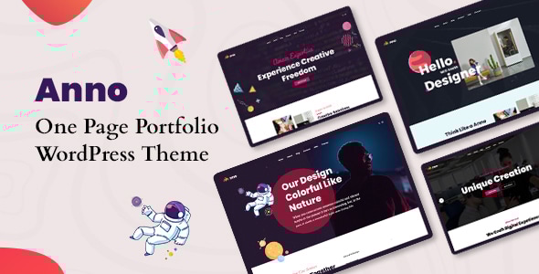 Gallery image of Anno - One Page Portfolio WordPress Theme