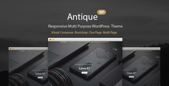 Gallery image of Antique - Responsive Personal Portfolio WordPress Theme