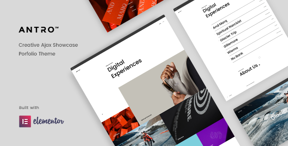 Gallery image of Antro - Creative Portfolio WordPress Theme