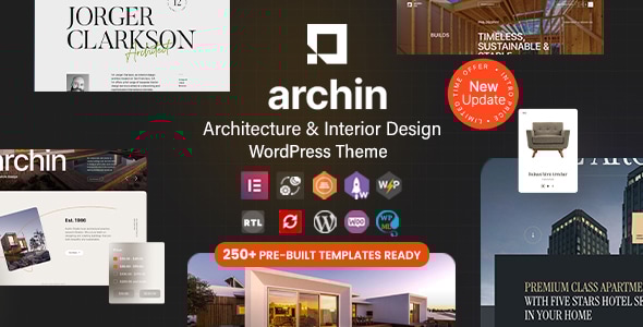 Gallery image of Archin - Architecture & Interior Design WordPress Elementor Theme