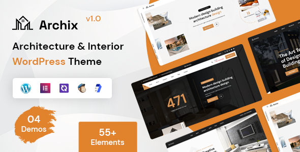 Gallery image of Archix - Architecture & Interior WordPress Theme