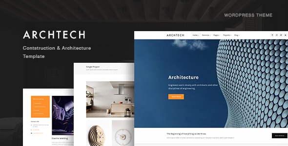 Gallery image of Archtech - A Responsive Architecture WordPress Theme