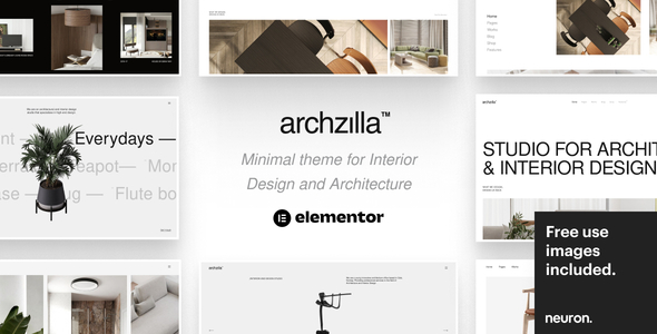 Gallery image of Archzilla - Minimal WordPress Theme for Interior Design and Architecture