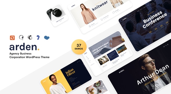 Gallery image of Arden - Agency Business Corporation WordPress Theme