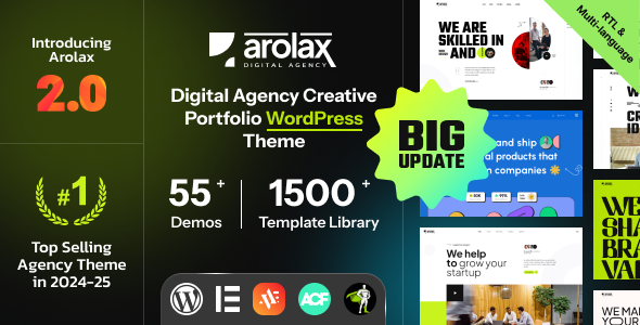 Gallery image of Arolax | Creative Digital Agency Theme