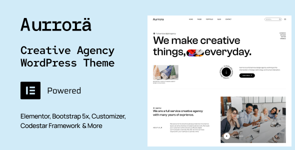 Gallery image of Aurrora - Creative Agency WordPress Theme