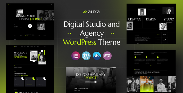 Gallery image of Auxa - Digital Studio and Agency WordPress Theme