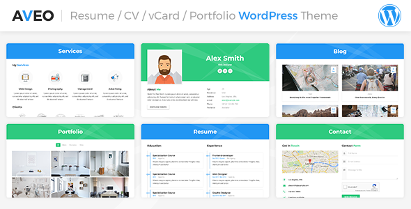 Gallery image of Aveo CV/Resume Theme