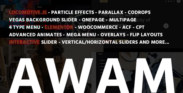 Gallery image of Awam - Creative Agency Portfolio Elementor WordPress Theme