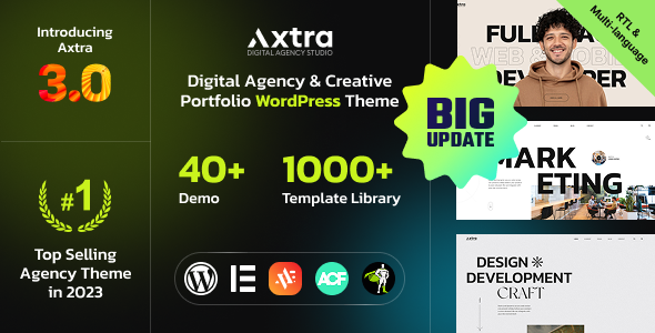 Gallery image of Axtra | Digital Agency Creative Portfolio Theme