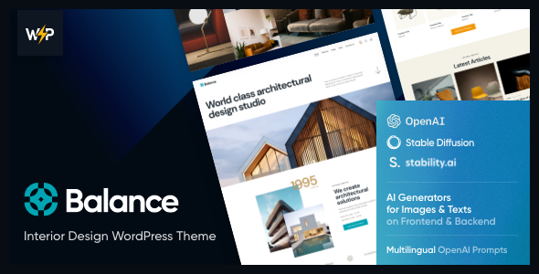 Gallery image of Balance - Interior Design WordPress Theme