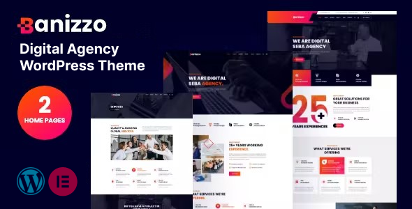 Gallery image of Banizzo - Digital Agency WordPress Theme