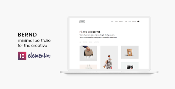Gallery image of Bernd - Minimal WordPress Portfolio Theme