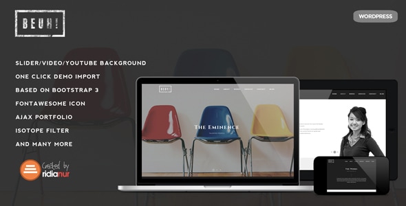Gallery image of Beuh - Responsive One Page Portfolio Theme