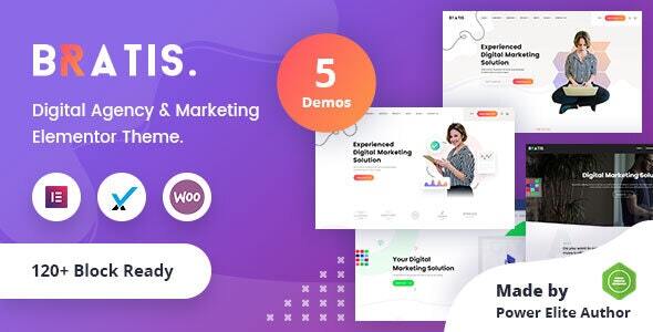 Gallery image of Bratis - Digital Marketing WordPress Theme + RTL