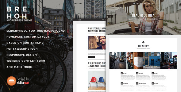Gallery image of Brehoh - Responsive One Page Portfolio Theme
