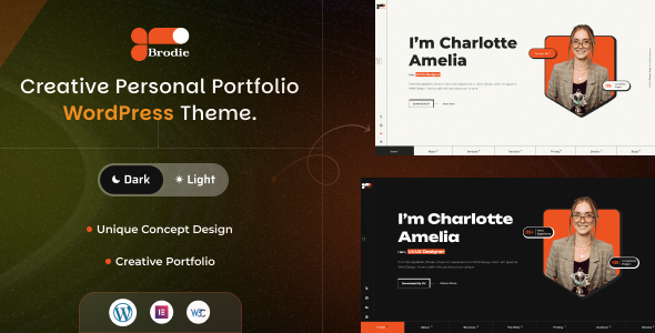 Gallery image of Brodie - Personal Portfolio WordPress Theme