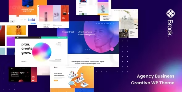 Gallery image of Brook - Agency Business Creative WordPress Theme