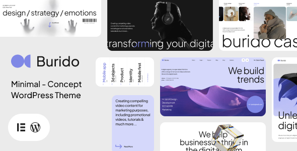 Gallery image of Burido - Minimal Multipurpose WordPress Theme