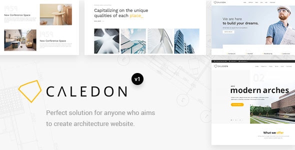 Gallery image of Caledon - Modern WordPress Theme For Architecture & Interior Companies