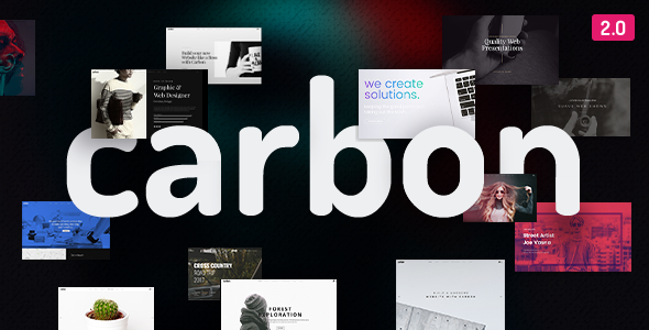 Gallery image of Carbon - Clean Minimal Multipurpose WordPress Theme