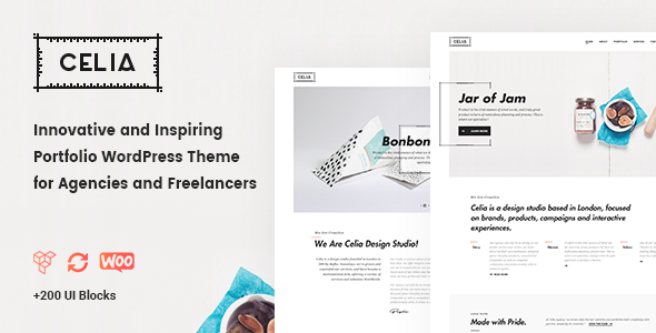 Gallery image of Celia - Innovative Portfolio WordPress Theme