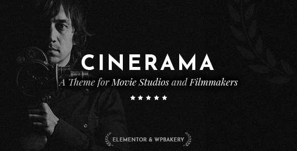 Gallery image of Cinerama - A WordPress Theme for Movie Studios and Filmmakers
