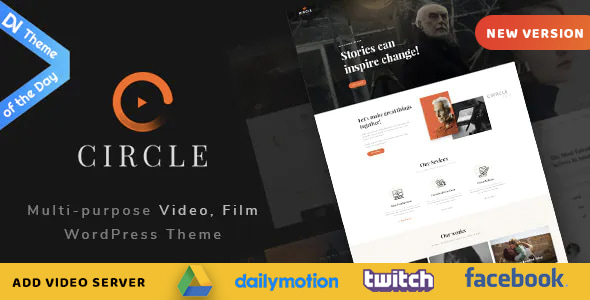 Gallery image of Circle - Filmmakers & Movie Studios WordPress theme