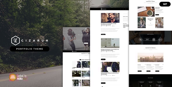 Gallery image of Cizarua - Responsive One Page Portfolio Theme