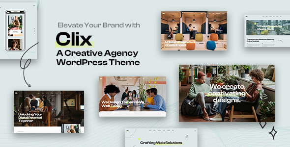 Gallery image of Clix - Creative Digital Agency WordPress Theme