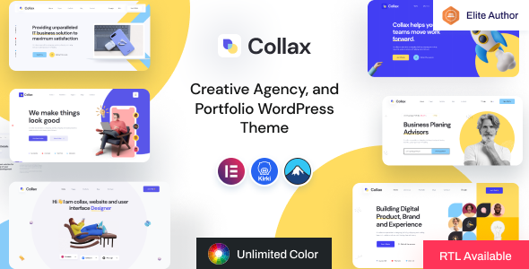 Gallery image of Collax - Creative Agency WordPress Theme
