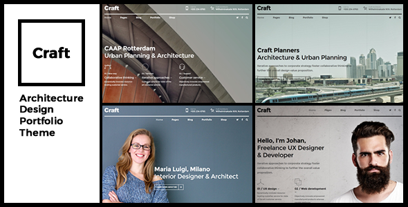 Gallery image of Craft Portfolio - Architecture & Design WordPress Theme