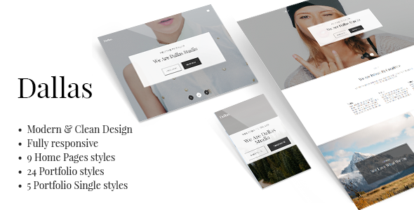 Gallery image of Dallas - Minimal Portfolio & Business Theme