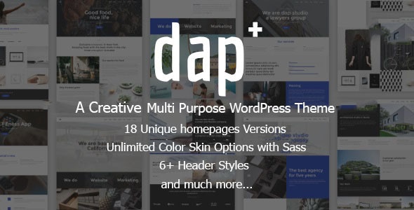 Gallery image of Dap - Creative MultiPurpose WordPress Theme