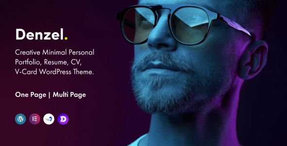 Gallery image of Denzel - Creative Minimal Portfolio WordPress Theme