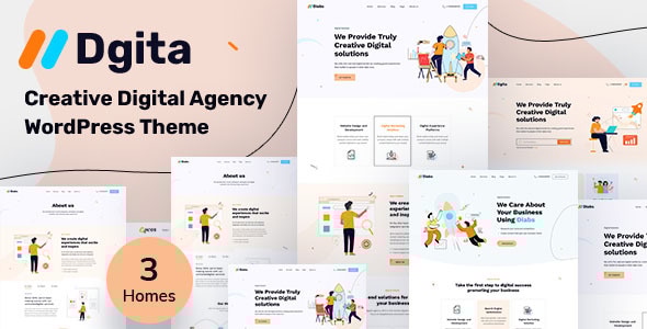 Gallery image of Dgita - Creative Digital Agency WordPress Theme