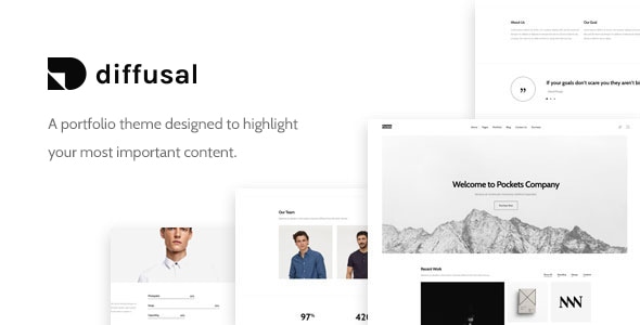 Gallery image of Diffusal - Portfolio Creative WordPress Theme