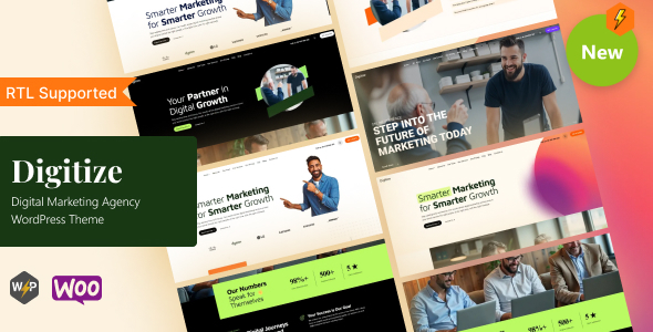 Gallery image of Digitize - Digital Marketing Agency WordPress Theme