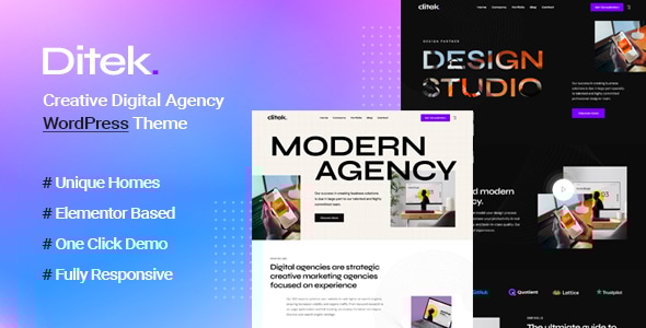 Gallery image of Ditek - Digital Agency Creative Portfolio WordPress Theme