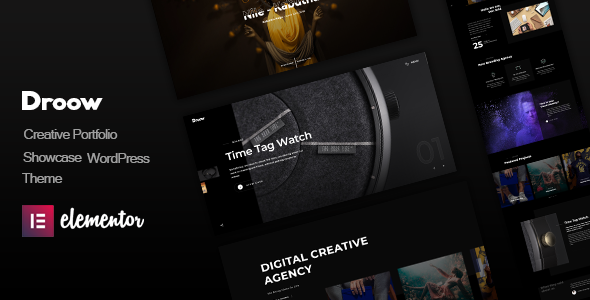 Gallery image of Droow - Ajax Portfolio WordPress Theme