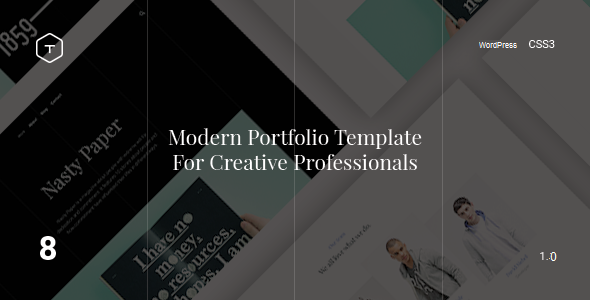 Gallery image of Eight - Responsive Portfolio WordPress Theme