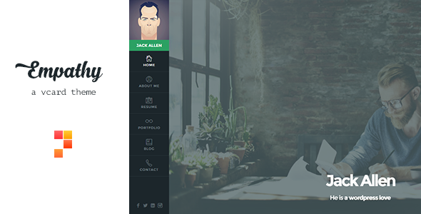 Gallery image of Empathy - A vCard WordPress Theme
