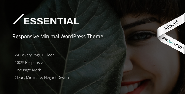 Gallery image of Essential - Responsive Minimal WordPress Theme