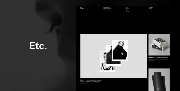 Gallery image of Etc. - Creative Portfolio WordPress Theme
