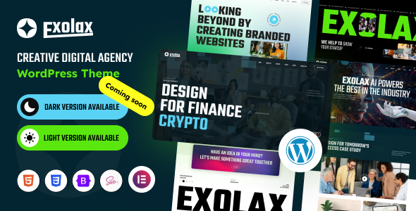 Gallery image of Exolax - Creative Digital Agency WordPress Theme