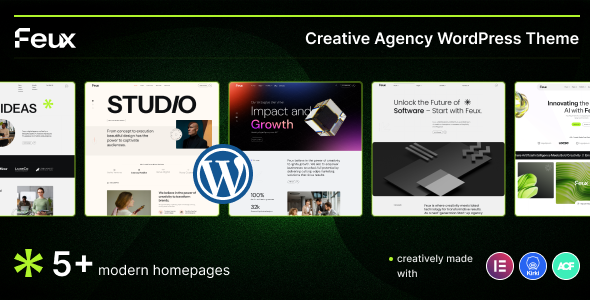 Gallery image of Feux - Creative Digital Agency WordPress Theme